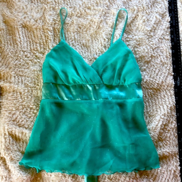 CLOSET CLEANOUT 90’s/Y2K Sparkly Sheer Tank Top - Picture 3 of 7